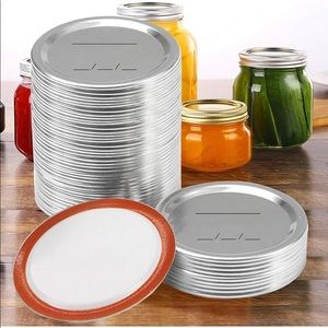 48 Pcs Canning Lids Regular Mouth - Mason Jar Lids